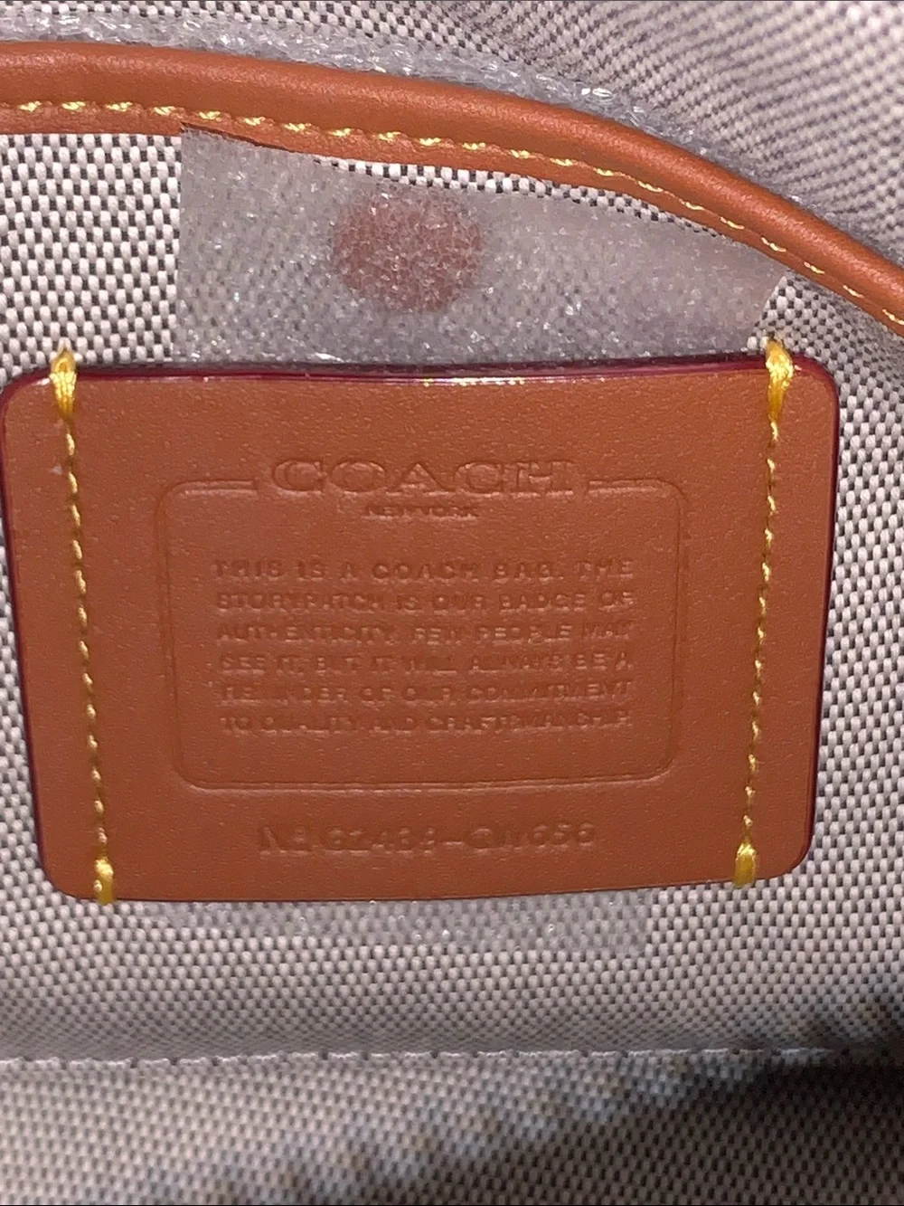 2024 Coach Juliet in Anthracite Metallic Leather - Picture 8 of 12